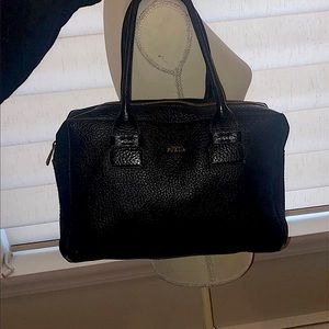 EUC furla pebbled leather satchel